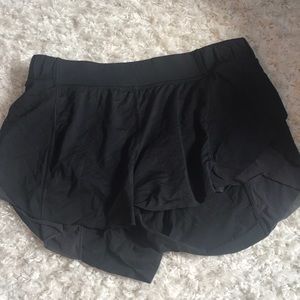 Black lulu lemon shorts